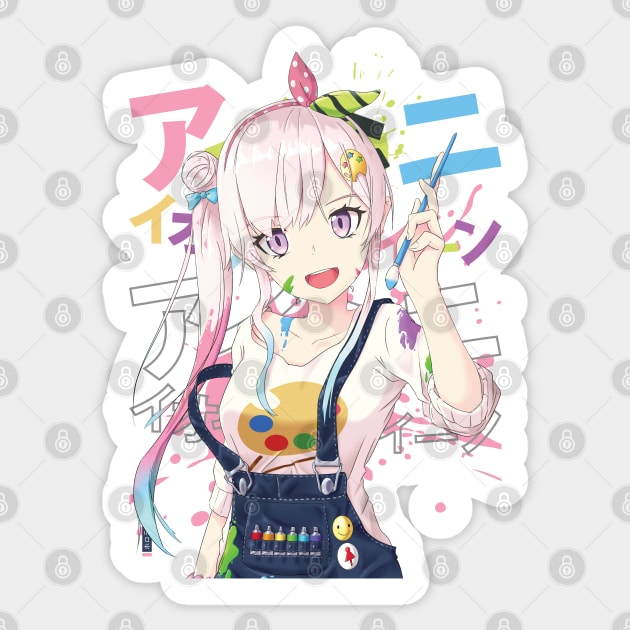 Hololive ID - Airani Iofifteen Sticker by naderu